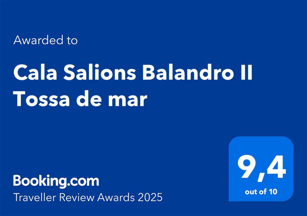 Cala Salions Balandro II Tossa De Mar Apartman Canet De Mar Kültér fotó